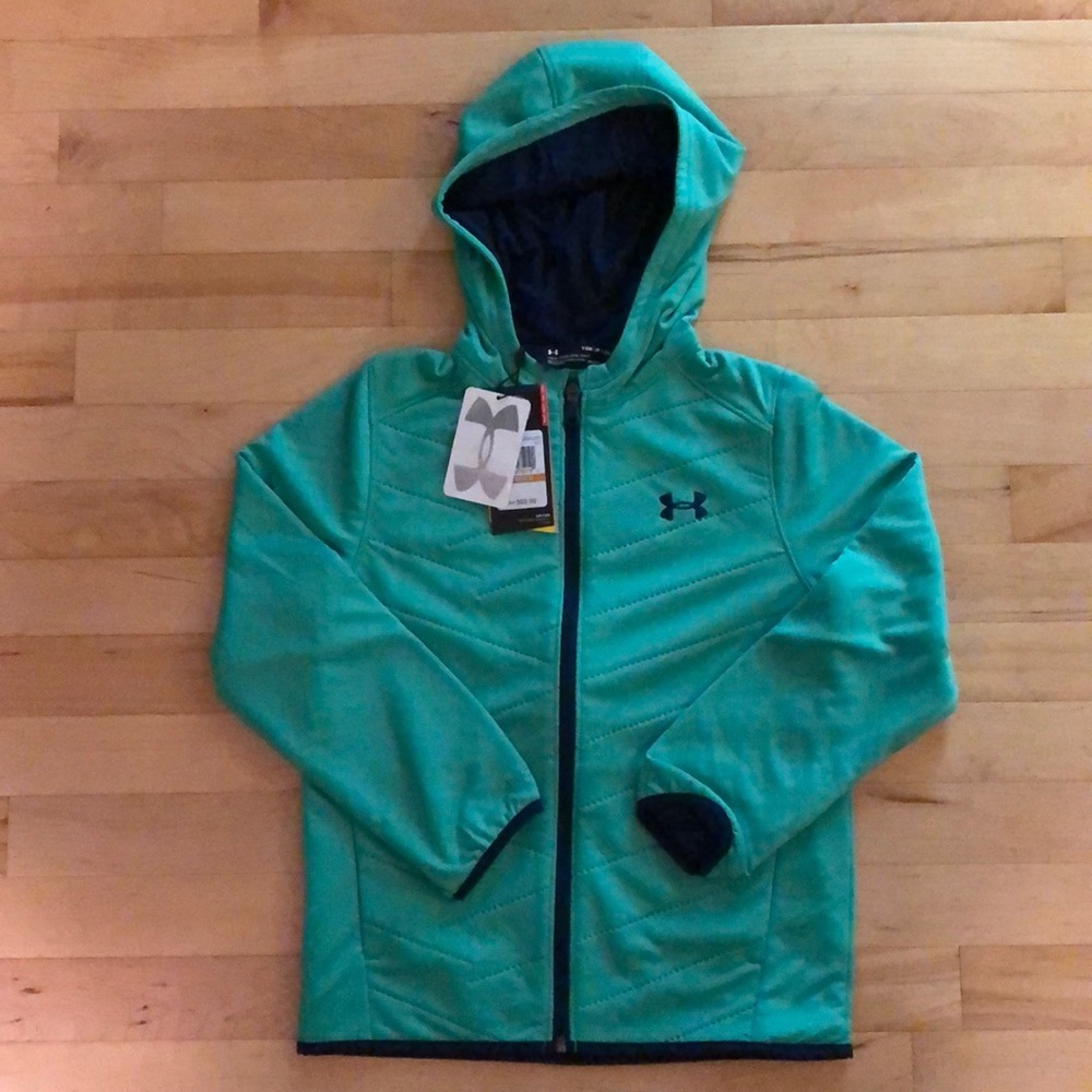 NWT Under Amour Youth Hooded Jacket Size Small